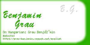 benjamin grau business card